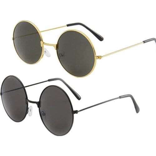 2021 Round Glasses Men Women Steampunk Sunglasses Vintage Sunglasse Women Brand Designer Round Sunglasses 2020 New Mirror UV400