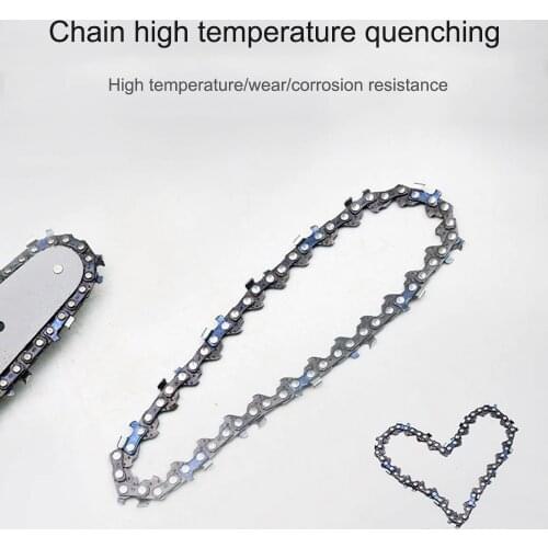 4 Inch Mini Steel Chainsaw Chain Electric Electric Saw Accessory Replacement for Lithium Battery Portable Electric Pruning Saw