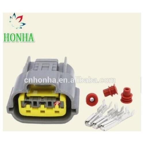 FREE shipping 10/30/100sets 3pin Ignition Coil Connector Plug Harness clips Case