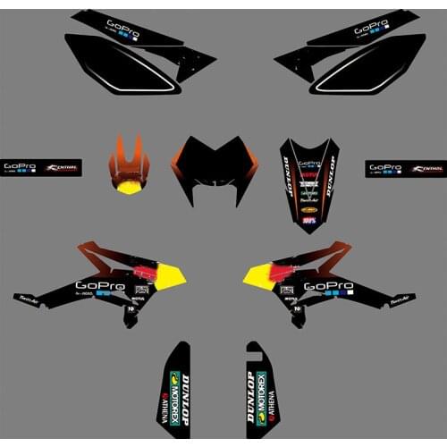 Free customized Motorcycle Graphics 3M Stickers Decals For BETA 50 RR MOTARD TRACK 2012 2013 2014 2015 2016 2017 2018 2019 2020