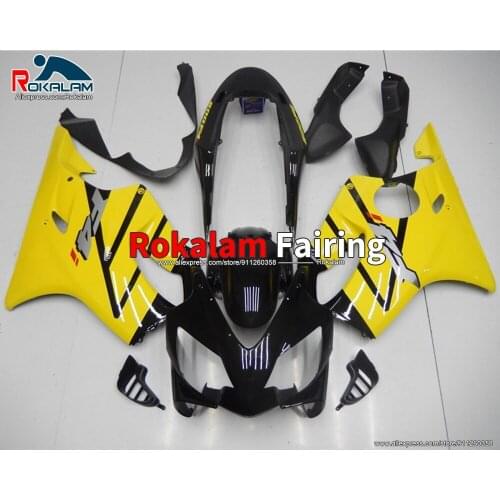 Covers For Honda CBR600 F4i 2007 07 CBR600 F4i 2004 04 CBR600 2006 2005 Motorcycle Yellow Black Fairing Kit (Injection Molding)