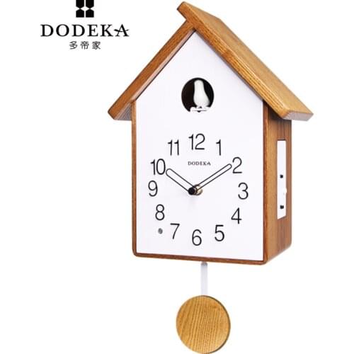 Wooden Cuckoo Wall Clocks Pendulum Retro Luxury European Living Room Wall Watch Birds Relogio De Parede Large Home Decor ZB5WC