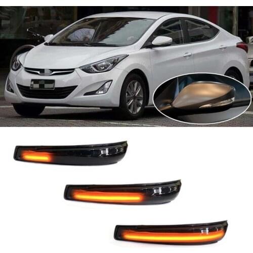 Suitable for Hyundai Elantra Avante MK5 I35 MD UD Veloster FS I30 GD Dynamic LED Blinker Indicator Turn Light Signal Repeater