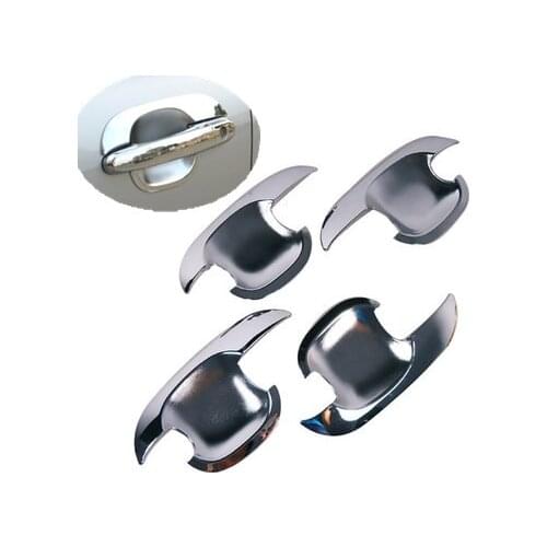 For Kia Sportage 2005 2006 2007 2008 2009 2010 New Chrome Car Door Handle Cup Bowl Cover Trim Accessories Free Shipping