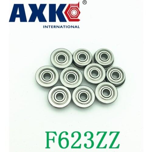 2021 Axk F623zz Abec-1 (30pcs) 3x10x4mm Flanged Ball Bearings