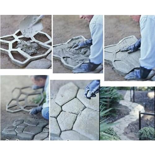 Concrete Walkway Mold garden pavement mold for paving beautiful garden pathways