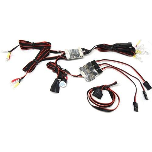 LED Light Set for 1/14 Tamiya RC Truck Trailer Tipper Scania MAN Benz Actros Volvo Car Diy Parts