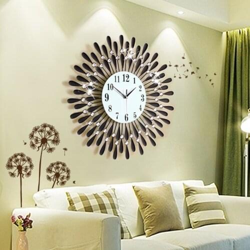 Creative Simple Wall Clock Nordic Art Personality Digital Large Glowing Silent Quartz Wall Clock Duvar Saati Home Decor DB60WC