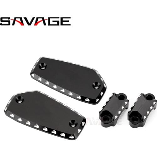 Front Brake Clutch Reservoir Cover Clamp Cover For SUZUKI HAYABUSA 1997-2022 Motorcycle Accessories Moto Master Cylinder CNC Cap