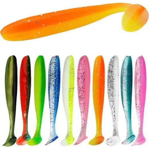 LEDAOFISH 50pcs/Lot Soft Lures Silicone Bait 7cmGoods For Fishing Sea Fishing Wobblers Artificial Tackle