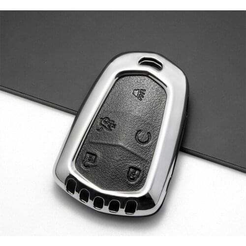 Metal Car Key Bag For Cadillac XTS XT5 XT4 CT6 ATSL SRX Smart Auto Key Remote Cover Case Shell Holder Protective Decoration