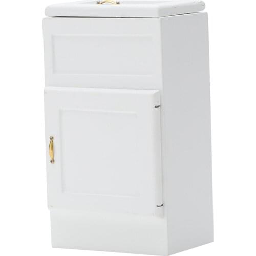 Miniature Fridge Refrigerator Dollhouse Mini Kitchen Livingroom Diningroom Furniture Set Decoration Accessories - 1/12 scale