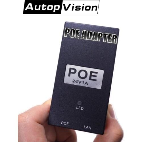 24V1A 15.4W POE Wall Plug POE Injector CCTV Security Ethernet Adapter IP Camera Phone PoE Power Supply EU Plug 10/100Mbps Power