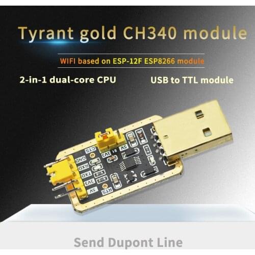 USB to TTL converter UART Module CH340 Mini CH340E 3.3V 5V For Arduino Instead Of PL2303 Upgrade Download