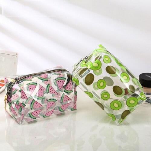 Clear Case Toiletry Bag Pvc Zipper Travel Waterproof Transparent Cosmetic Cute Bags Storage Pouch Makeup Organizer