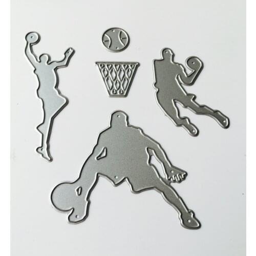 Drop Ship Basketball Team Cutting Dies Stencil DIY Scrapbooking Album Paper Card Embossing