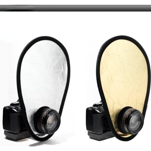 Selens 30cm 12in Gold Silver 2in1 Light Collapsible Portable Photo Reflector Fotografia Photography Accessories