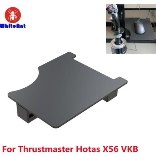 A Set Desktop Mounting Bracket Keyboard + Mouse Tray For Thrustmaster Hotas X56 VKB Flight Joystick