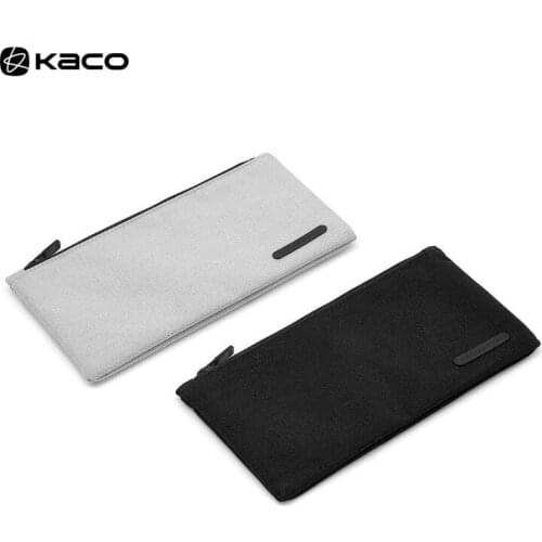 KACOGREEN ALIO Simple Kaco Multifunctional Pencil Bag Waterproof Canvas Pouch Business Office Pen Case for Student School