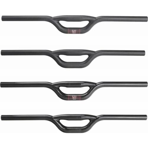TOSEEK Yellow Carbon Fibre Bike Mountain Handlebar Set (Flat Or Rise) Handlebar + Seatpost + Stem Bicycles MTB Parts