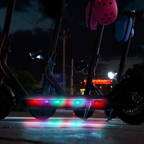 Universal Waterproof LED Strip Flashlight Colorful Bar Lamp For Xiaomi M365 Pro Kugoo PRO Electric Scooter Night Safety Light