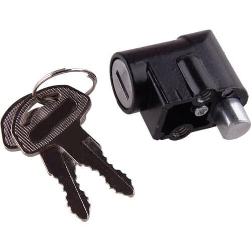 High Reliability Stainless Steel Motorcycle Steering Lock with Two Keys 2 Position switch Fit for Suzuki GN125