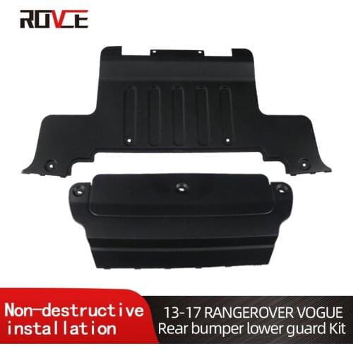 Rear Bumper Lower Guard For Land Rover 13-17 RANGEROVER VOGUE L405 Car Exterior Lower Guard Trailer Cover, Kit