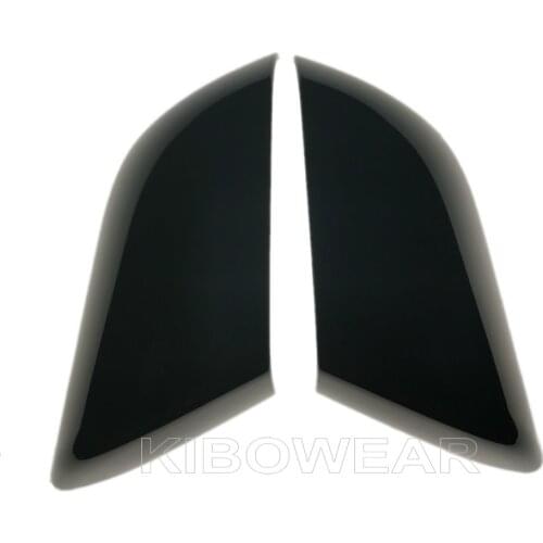 Replace Side Mirror Cover Caps For Tesla Model 3 2017 2018 2019 Glossy black pair glossy frame holder trim housing