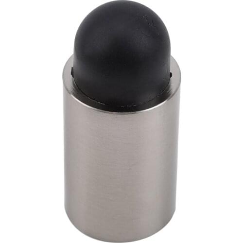 1Pc High Quality Durable Floor Door Stopper Zinc Alloy Home Round Base Wall Mounting Door Stopper Holder