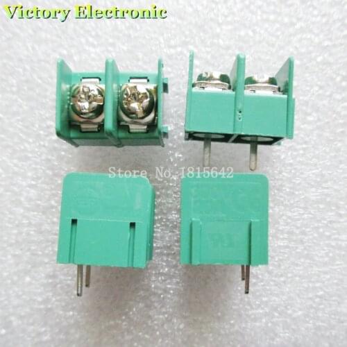 10PCS/LOT KF7.62-2P 7.62mm pitch pcb screw block 2pin 300V 20A