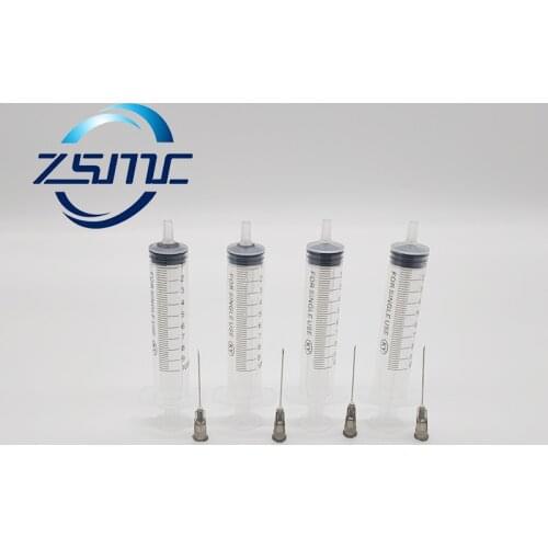 4PCS Ink Refill Tool 10ml Syringe With Blunt Needle For EPSON Canon HP Brother CISS Tank Refillable Cartridge Refilling Ink Kit