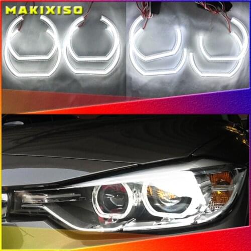 For BMW 3 Series E90 E92 E93 M3 Coupe and cabriolet 2007-2013 Car styling High Quality DTM Style White Crystal LED angel eyes
