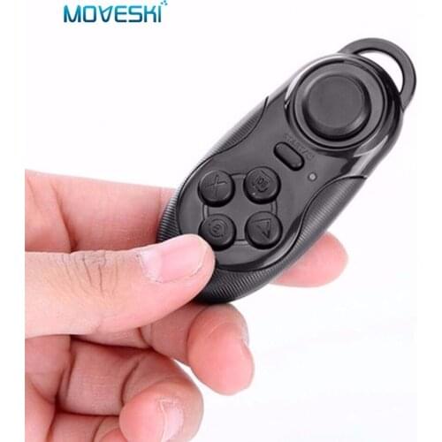 Moveski 001 Bluetooth Gamepads Game Controller Joystick Selfie Remote Shutter Wireless Mouse For iOS Android Smartphone TV Box
