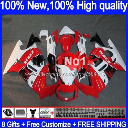 Body +Tank For HONDA CBR600 F2 FS CBR600FS Red White 1MC.116 CBR 600F2 600 F2 CBR600F2 1991 1992 1993 1994 91 92 93 94 Fairing