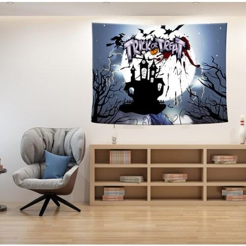 Halloween Wall Hanging Tapestry Home Dorm Party Decor 200cm X 150cm Party Home Decor Digital Printing Home Tapestry