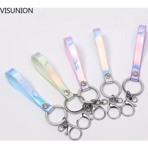 2020 New Creative Laser Rope Keychain keyrings Lobster for Women Bag Backpack Charms Decoration Car Key Holder