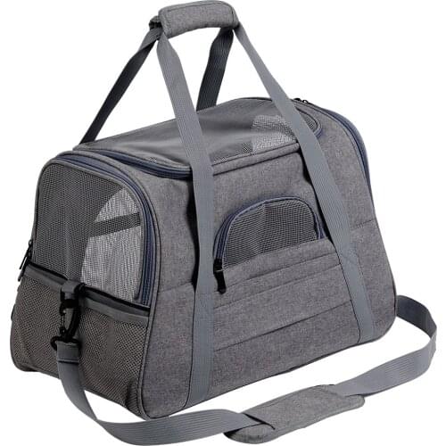 Dog Carrier Travel Car Seat Bags Pet Carriers Portable Backpack Breathable Cat Cage Small Dog Travel Bag Airplane Approved