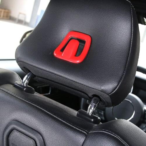 SHINEKA Newest ABS Car Seat Headrest Back Cover Luggage Bags Hanger Hook Holder for Ford Muatang 2015+ Interior Accessories