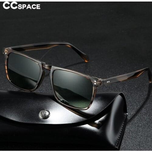 46711 Square Sunglasses Mens and Womens Fashion Brand Designer Sunshade Uv400 Retro Glasses Frame
