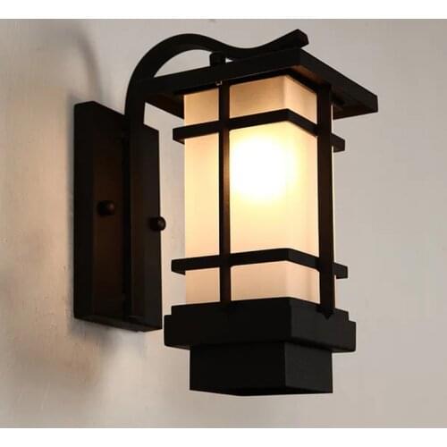 LED outdoor wall lamp outdoor waterproof courtyard lamp modern corridor balcony Villa wall lamp