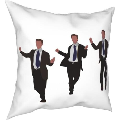 Friends Chandler Bing Dance Pillowcase Decoration Cushions Throw Pillow for Sofa Polyester Double-sided Printing Unique