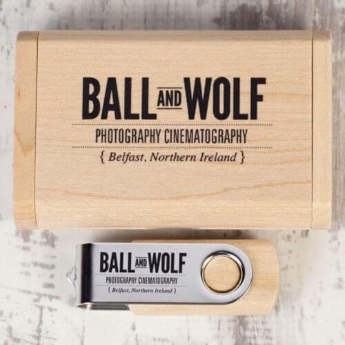 Trangee 10PCS/Lot Original Wooden Swivel usb+Box pen drive 8GB 16gb 32gb usb Flash Drive Bulk Memory Stick wedding gifts