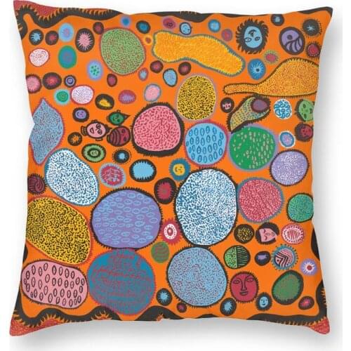 Yayoi Kusama All The Eteanal Love Square Throw Pillow Case Home Decorative 3D Printed Abstract Modern Cushion Cover for Sofa