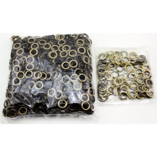 1000set 12MM laciness Antique Brass COPPER eyelets buttons clothes accessory handbag findings
