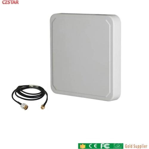 2pcs/lot Circular Polarization waterproof IP67 long gain 9dbi 8dbi long range uhf rfid tag antenna 915mhz 864-868mhz