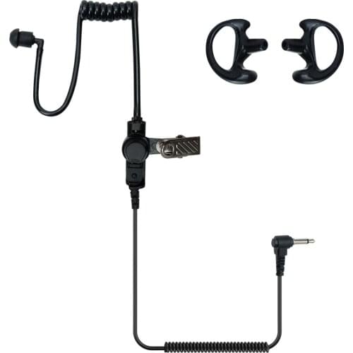 ABBREE Air Sound Tube Original Walkie Talkie Earpiece 3.5mm Connector Replacement for Clear Earphone for Two-Way Radio