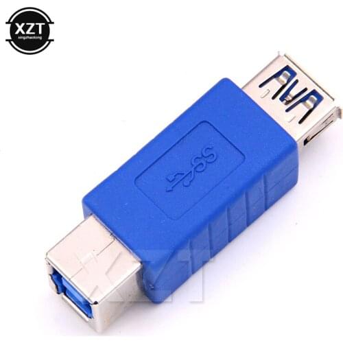 10pcs/lot Usb 3.0 Printer adpater conversion head start plug printer usb 3.0 B female usb connector mother B female head