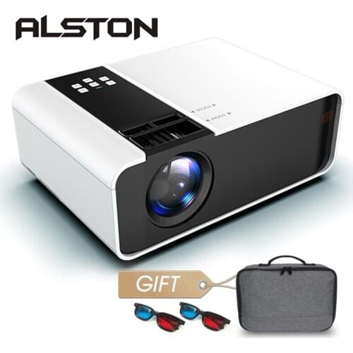 ALSTON TD90 HD Projector Support 1080P 3500 Lumens LED Android WiFi Video Home Cinema HDMI-compatible VGA AV USB