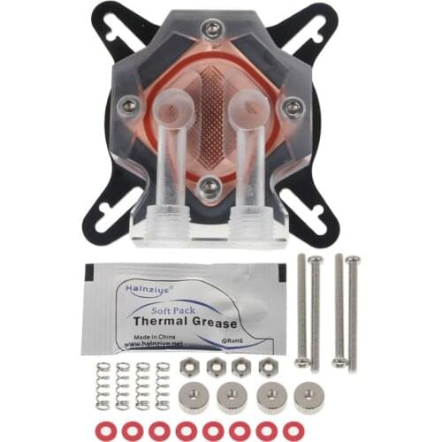 G1/4 GPU Water Cooler Block Universal for GPU PC Waterblock AMD Intel 1156 2011 HX6A