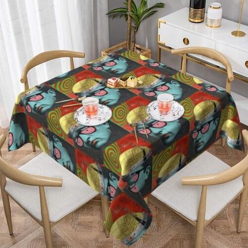 Surrealism Tablecloth Custom Protection Table Cover Polyester Restaurant Wholesale Decorative Table Cloth